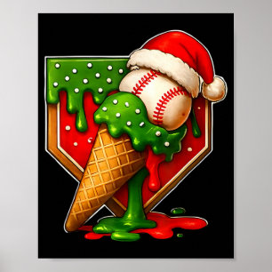 Poster Venda Natal Christmas Venda Sorvete Gotejamento Me