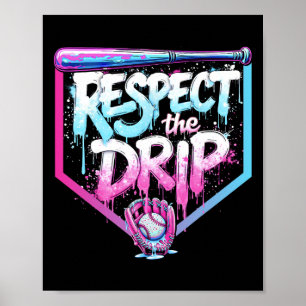 Poster Venda O Sorvete De Drip Boys Respeite Os Players D