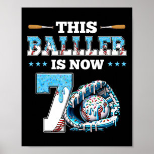 Poster Venda Ventilador desportivo de Festa de aniversári