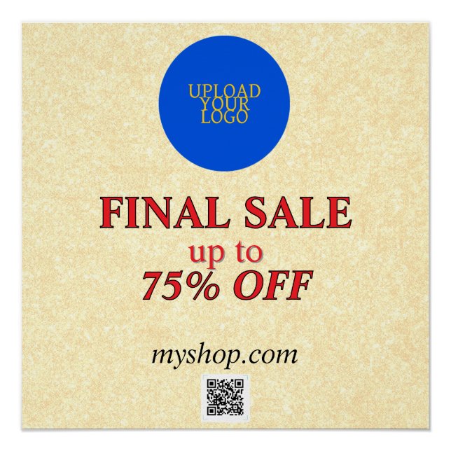 Póster Vendas Elegantes Personalizadas (Frente)