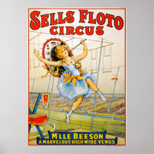 Poster Vende Floto Circus