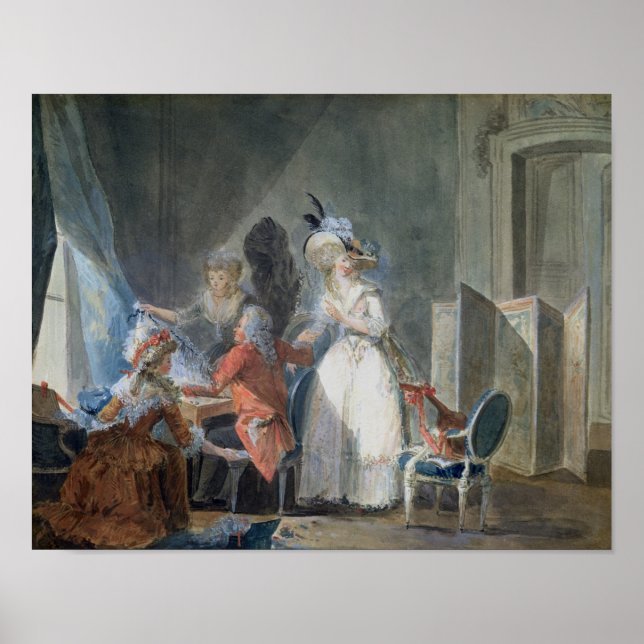 Póster Vendedor de Moda (Frente)