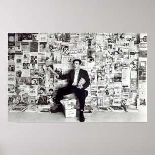 Póster Vendedor do jornal, c.1960