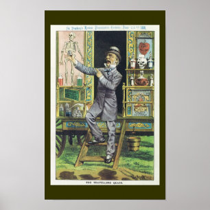 Poster "Vendedor do óleo de cobra do grasnado de viagem"