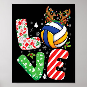 Poster Vendedores de voleibol Meninas Crianças Natal Nata