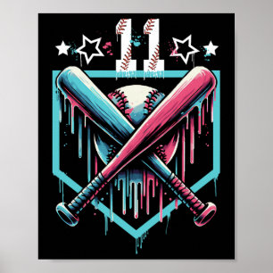 Poster Vender 11 de Aniversário Número 11 Jovens 11 Ye