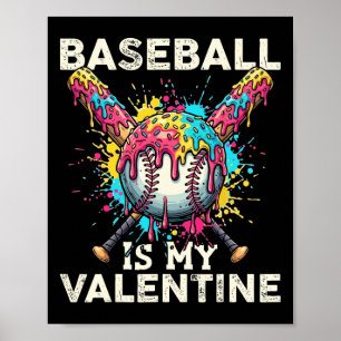 Poster Vender É Meu Sorvete De São Valentim Drip Ts Cruza