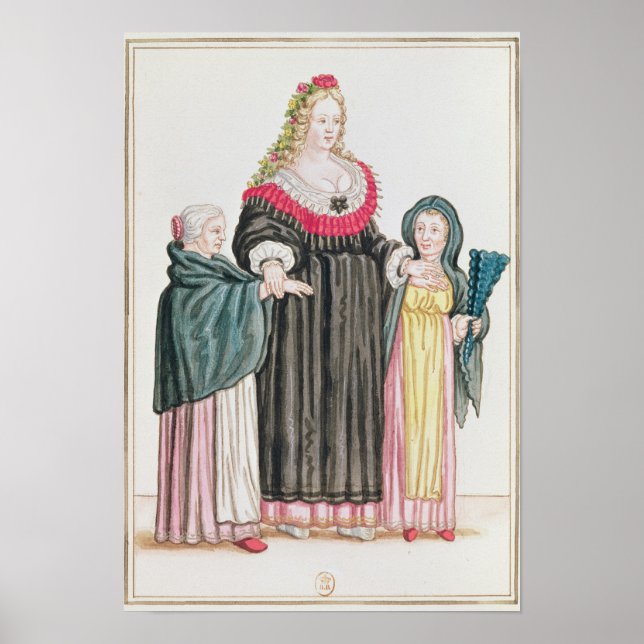 Póster Venetian Courtesan (Frente)