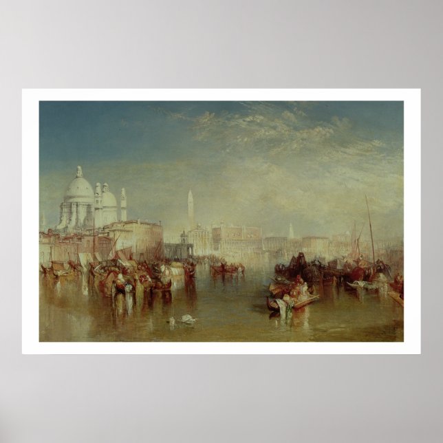Póster Veneza, 1840 (Frente)
