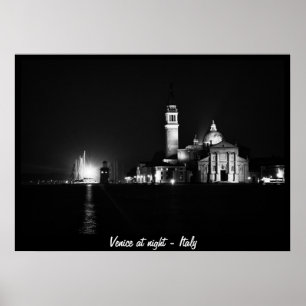 Poster Veneza à noite, Itália nº 1 (Poster)