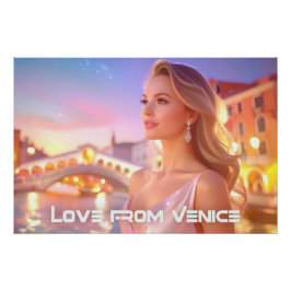 PÓSTER VENEZA - AMOR DE VENEZA -