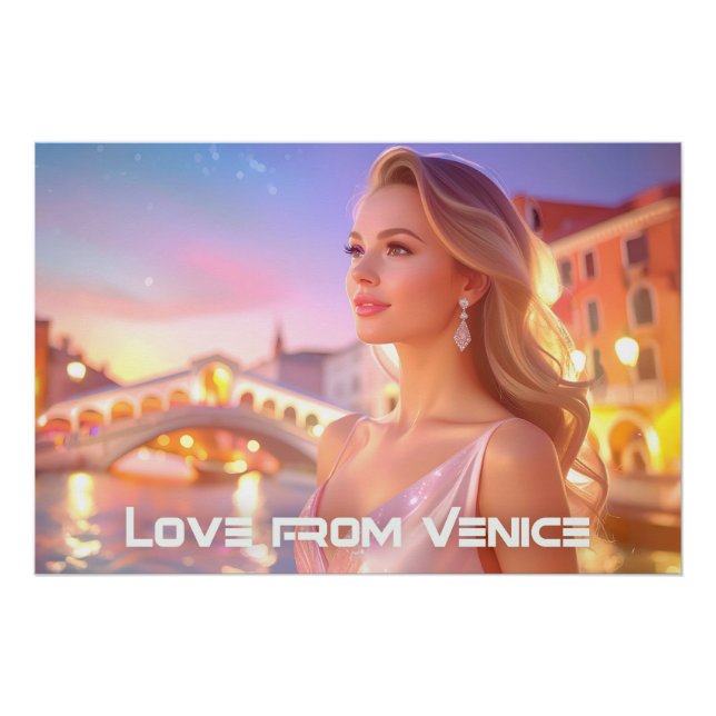 PÓSTER VENEZA - AMOR DE VENEZA - (Frente)