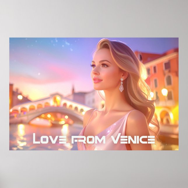 POSTER VENEZA - AMOR DE VENEZA - (Frente)