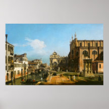 Veneza - Bernardo Bellotto Cartaz de Arte Fina