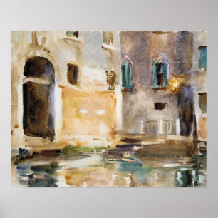 Poster Veneza (cerca de 1903) apresentada por John Singer