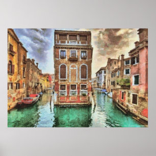 Póster Veneza de surpresa