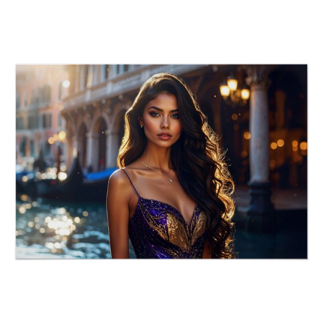 PÓSTER VENEZA - EU AMO ITÁLIA (Frente)