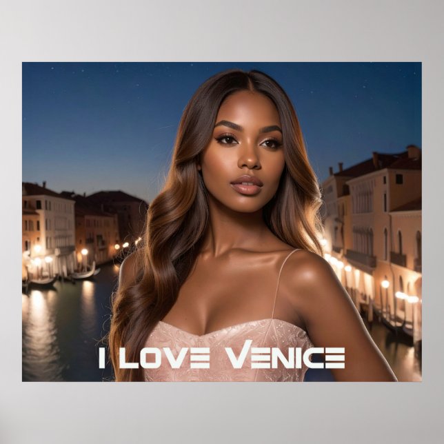 POSTER VENEZA - EU AMO VENEZA (Frente)