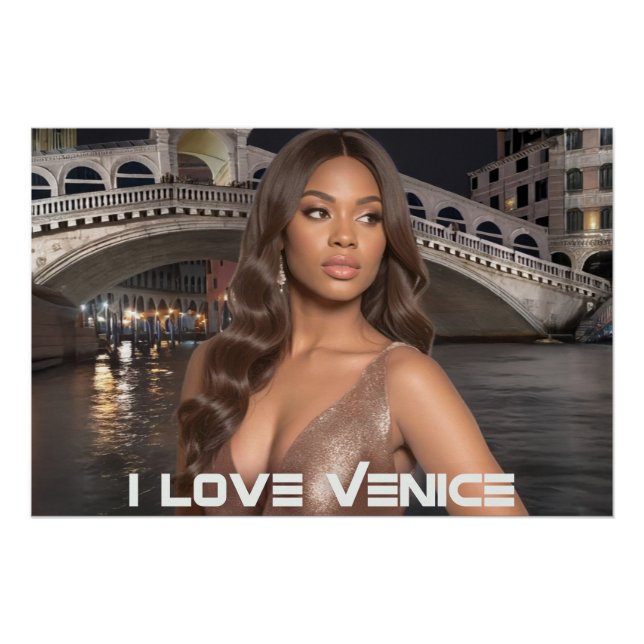 PÓSTER VENEZA - EU AMO VENEZA (Frente)