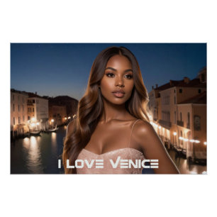 PÓSTER VENEZA - EU AMO VENEZA