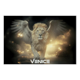 PÓSTER VENEZA - LEÃO ALADO