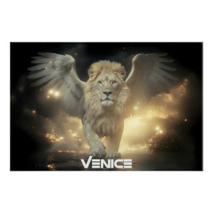 PÓSTER VENEZA - LEÃO ALADO