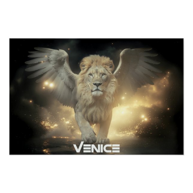 PÓSTER VENEZA - LEÃO ALADO (Frente)