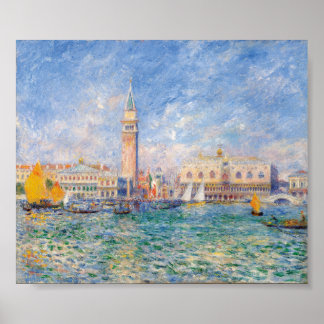 Póster Veneza (Palácio do Cão) Pierre-Auguste Renoir