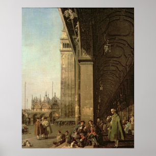 Póster Veneza: Praça di San Marco e a colunata