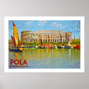 Póster ~ Venezia Giulia de Pola (Pula)