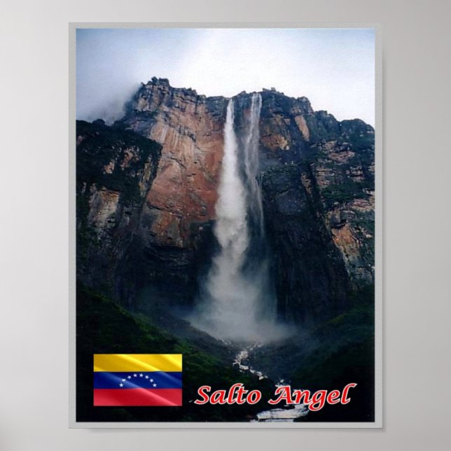 Poster Venezuela - Angel Falls - (Frente)