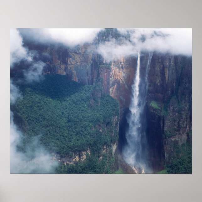 Poster Venezuela, Angel Falls, Parque Nacional Canaima (Frente)