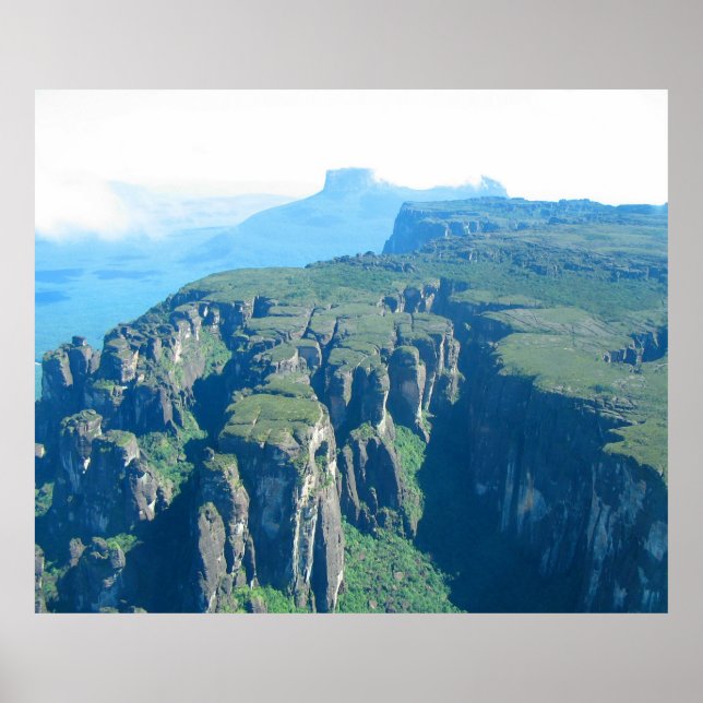 Póster Venezuela Paisagem de Foto de Avião (Frente)