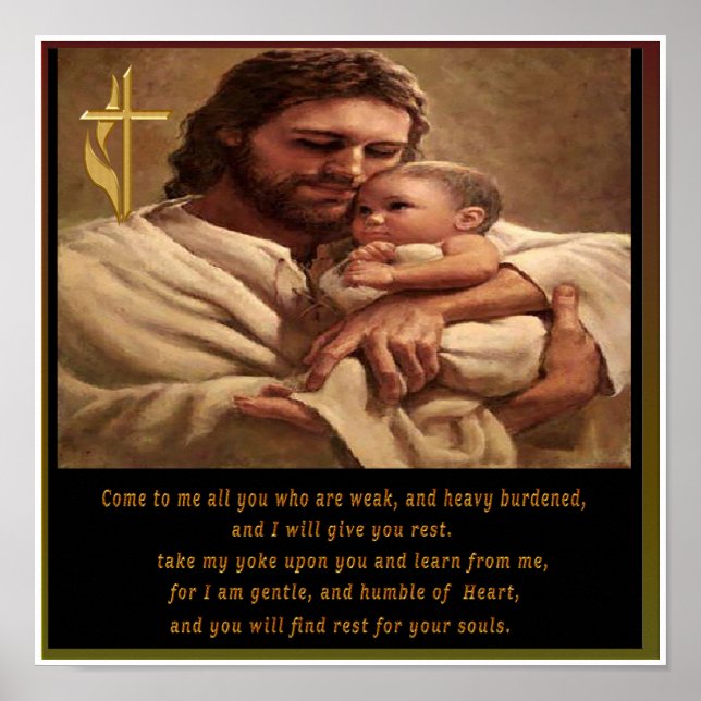 Póster venha a mim todos vocês que estão cansados (Frente)