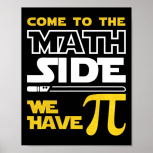 Poster Venha Ao Lado Da Matemática Temos Ensino Pi Matemá