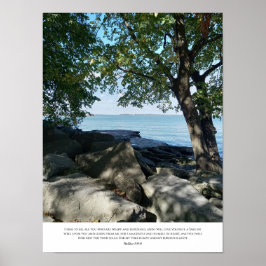 Poster Venha descansar comigo.