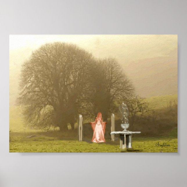 Poster Venha Encontrar A Deusa Nas Árvores (Frente)