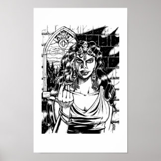 Poster "Venha para cá" - Ilustração de Tracy Lesch