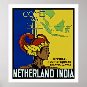 Póster Venha ver Netherland India