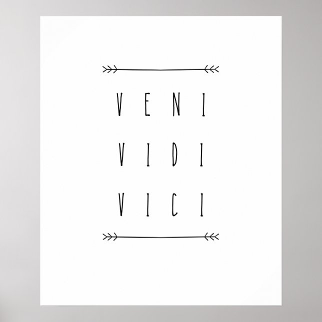 Poster Veni Vidi Vici (Frente)