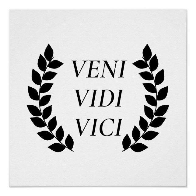 Póster Veni Vidi Vici (Frente)