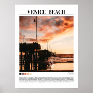 Poster Venice Beach Los Angeles California Estados Unidos