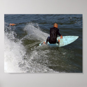 Poster Venice Beach Surfing