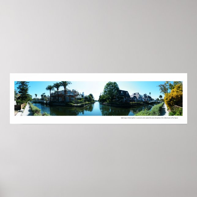 Póster Venice Canals Panorâmica (Frente)