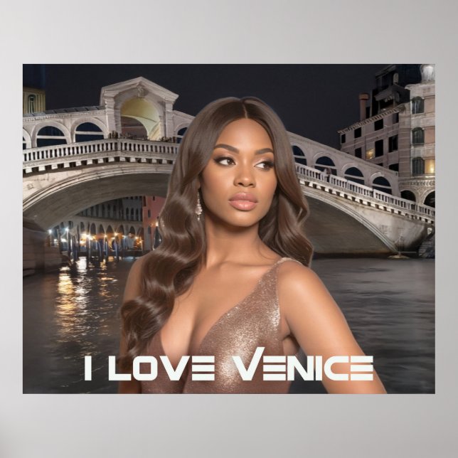 POSTER VENICE - I LOVE VENICE (Frente)