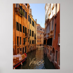 Poster Venice Itália Canal Building Viagem