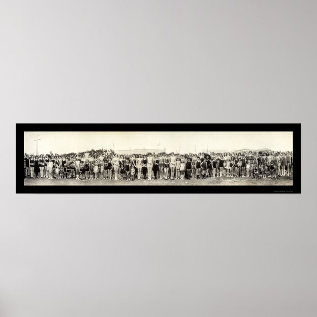 Póster Venice Pageant, CA Foto 1926 (Frente)