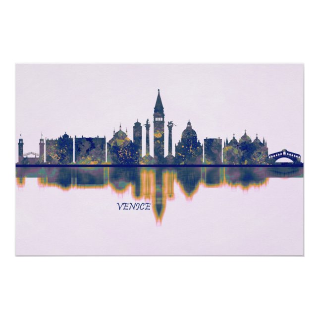 Póster Venice Skyline (Frente)