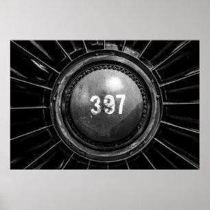 Poster Ventilador do mecanismo J58 - SR-71 Blackbird, A-1