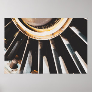 Poster Ventilador do motor Jet J58 - SR-71 Blackbird, A-1